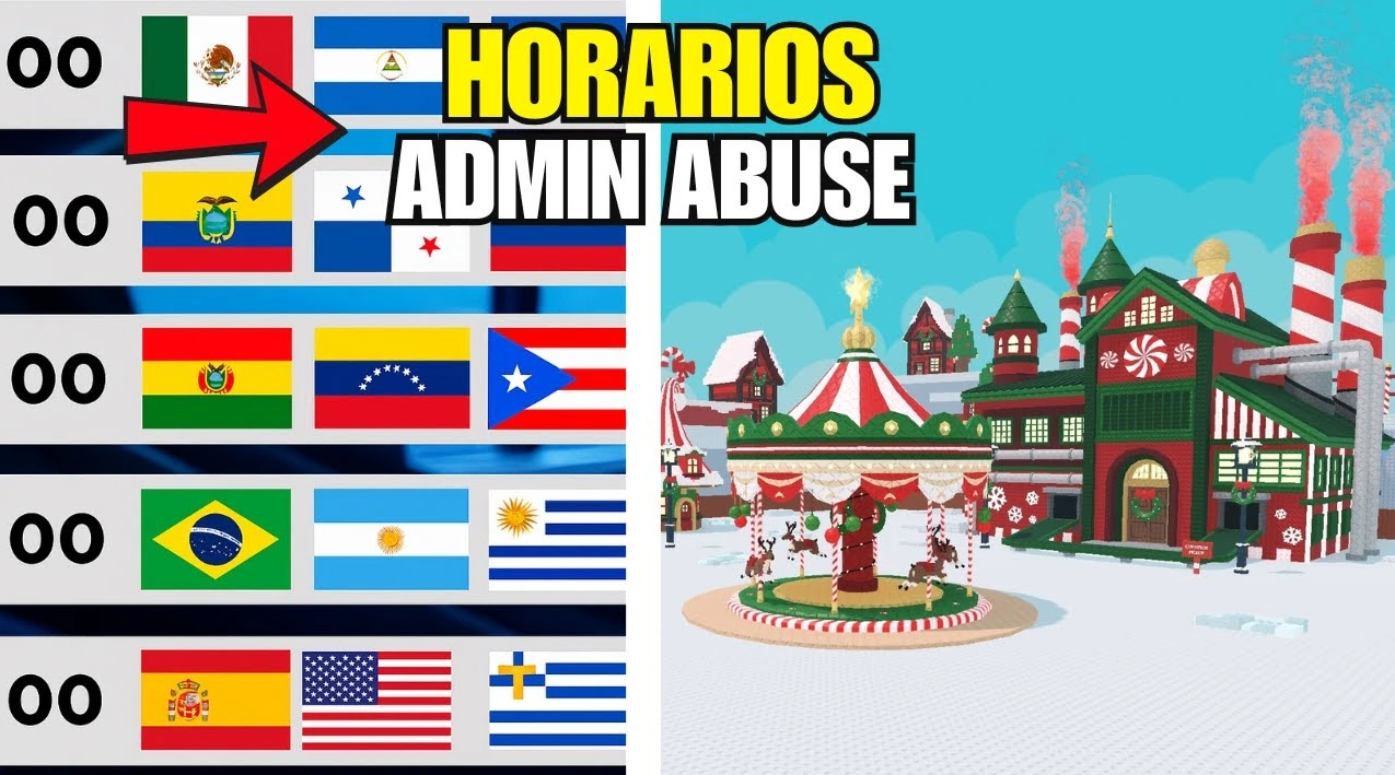 Horarios Admin Abuse en Roba un Brainrot