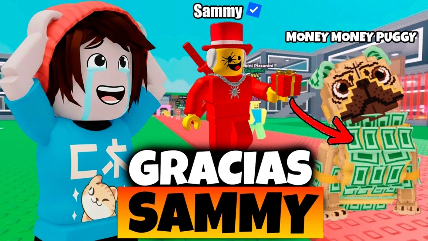 Regalos de Sammy en el Admin Abuse de Steal a Brainrot