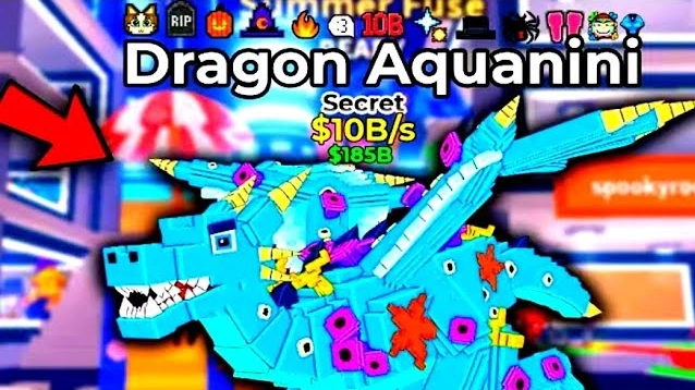 Dragon Aquanini en Roba un Brainrot