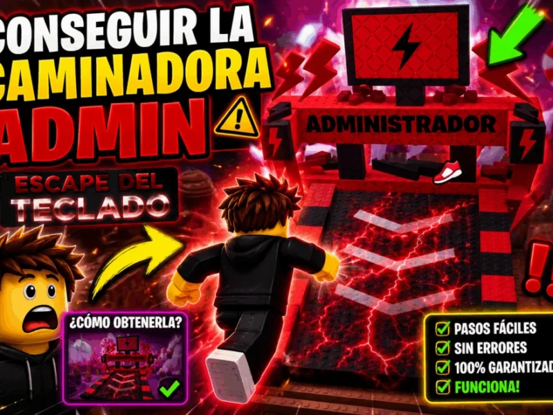 Caminadora de Admin en Escapa del Teclado