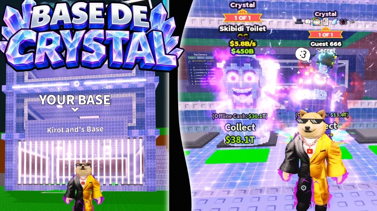 Base exclusiva de cristal en Steal a Brainrot